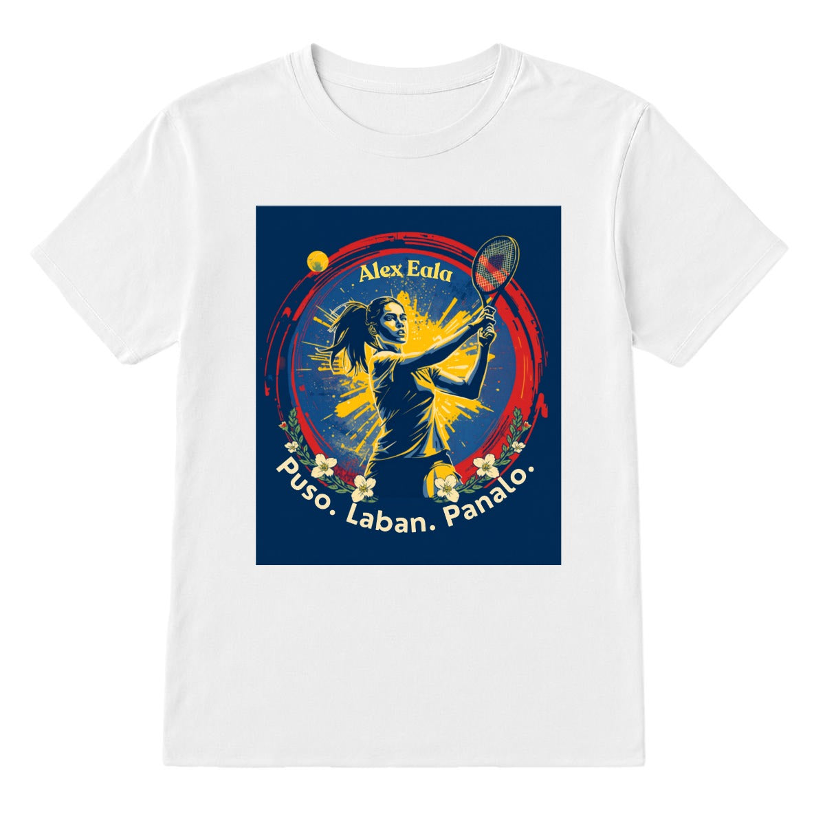 EALA - Energetic Tennis Men's T-Shirt Printed in USA|Gildan 5000 Front DTF