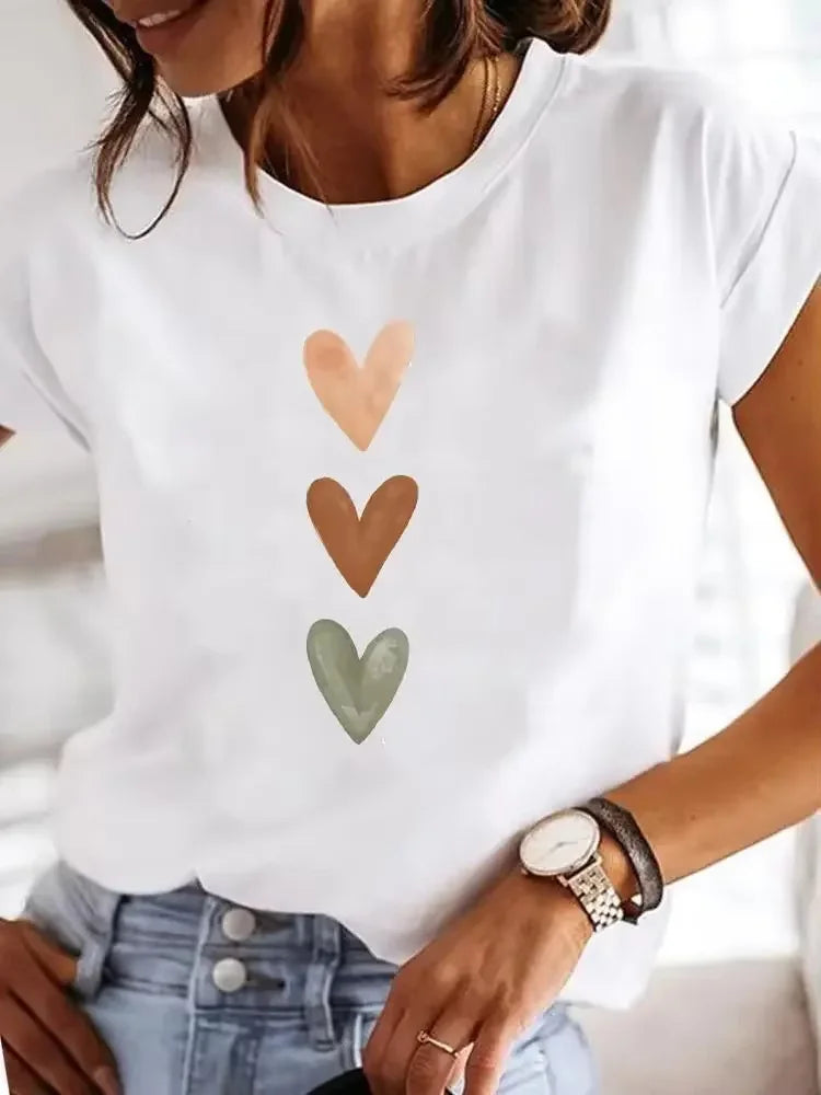 Champagne French Fries Women Tshirt Casual Hipster Funny T-shirt Lady Yong Girl Top Women Clothes Aesthetic Clothes