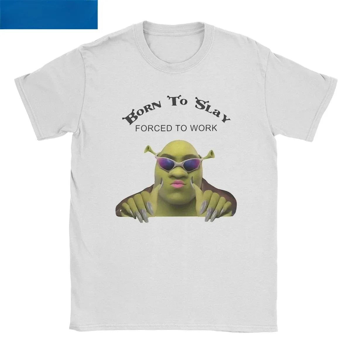 Women's Shrek Fun T-shirt Fashion Short Sleeve Round Neck Print Women Clothing Aesthetic Harajuku Y2k Top Vintage Clothes Cozy