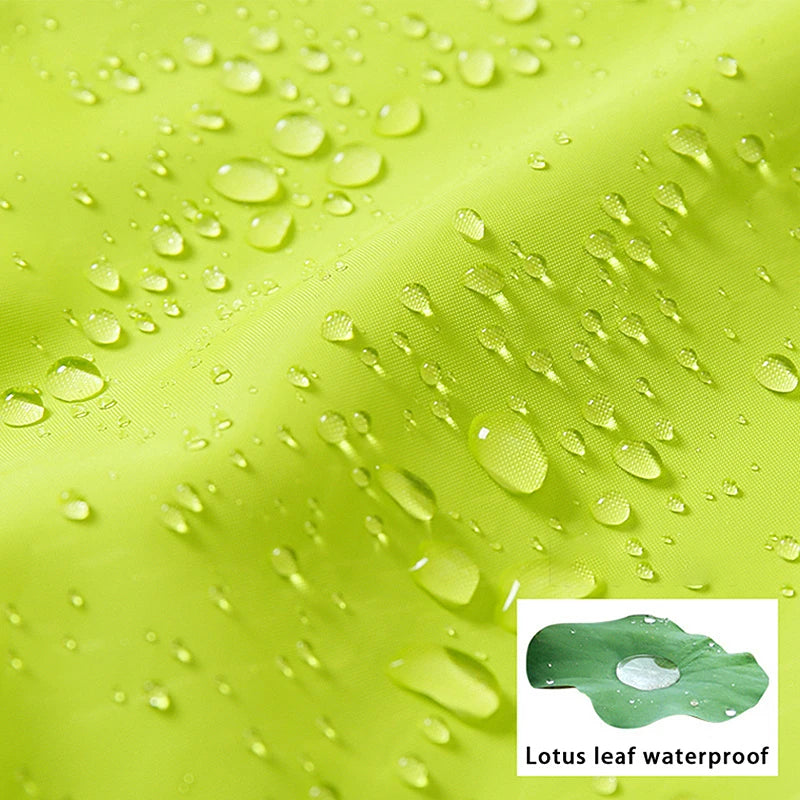 JNLN Camping Rain Jacket Men Women Waterproof Sun Protection Clothing Fishing Hunting Clothes Quick Dry Windbreaker With Pocket