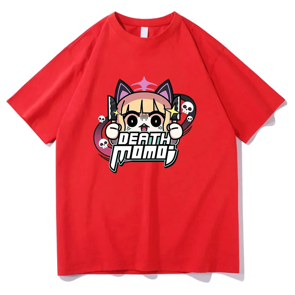 Blue Anime Archive T Shirts Sugar Rush Funny Women Clothing Unisex Streetwear Manga Cosplay Clothes Graphic T-Shirts