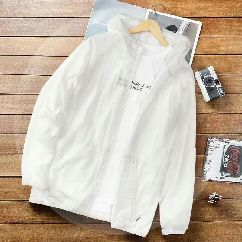 Camping Waterproof Jacket Men Women Windbreaker Men Raincoat Rain Jacket Men Waterproof Hiking Climbing Clothes Sun Protection