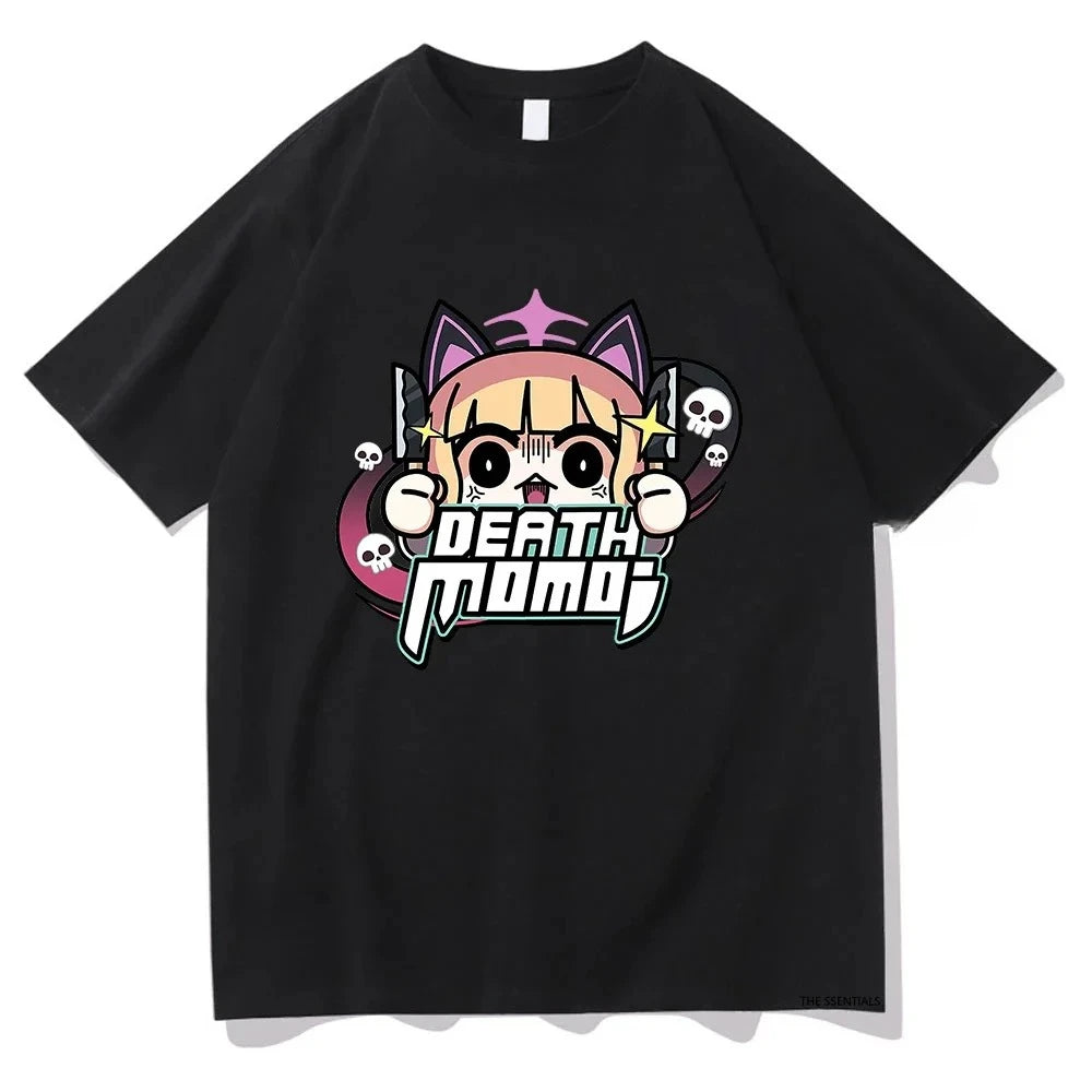 Blue Anime Archive T Shirts Sugar Rush Funny Women Clothing Unisex Streetwear Manga Cosplay Clothes Graphic T-Shirts