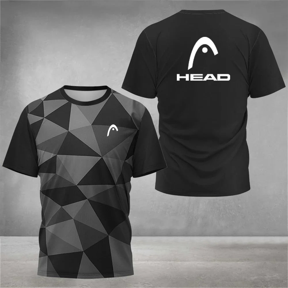 Summer Breathable Mens T Shirt Outdoor Badminton Table Tennis Jersey O Neck Short Sleeve Loose Top New Mountaineering Clothing