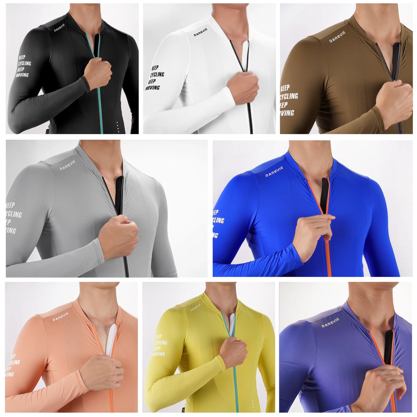DAREVIE Cycling Jersey Anti-UV SPF 50+ Anti-Slip Pro Line Man Cycling Maillot Cool Technology Quickly Dry Female Clothing