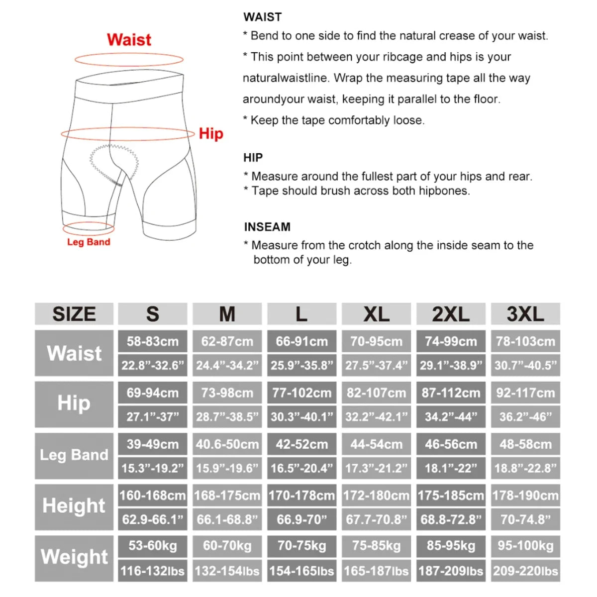 X-TIGER Breathable cycling shorts Pockets Gel padded Reflective Bicycle MTB underwear Sports Leisure Pants Cycling clothing