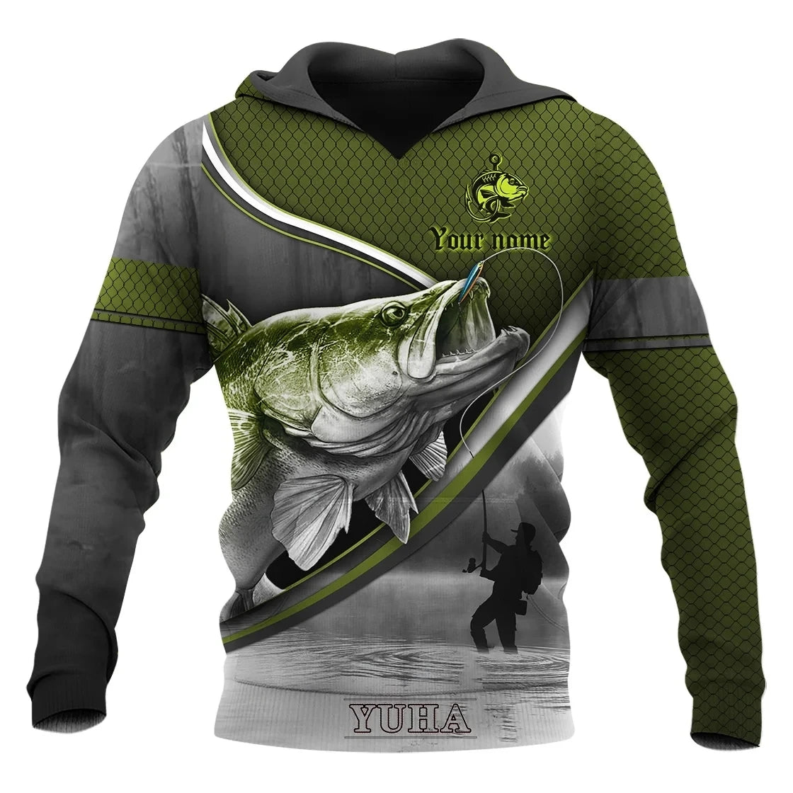 Animal Fisher Marlin Sweatshirts Man Tracksuit Fishing Camo Hoodies For Men Fashion Streetwear Harajuku Y2k 3D Print Pullovers
