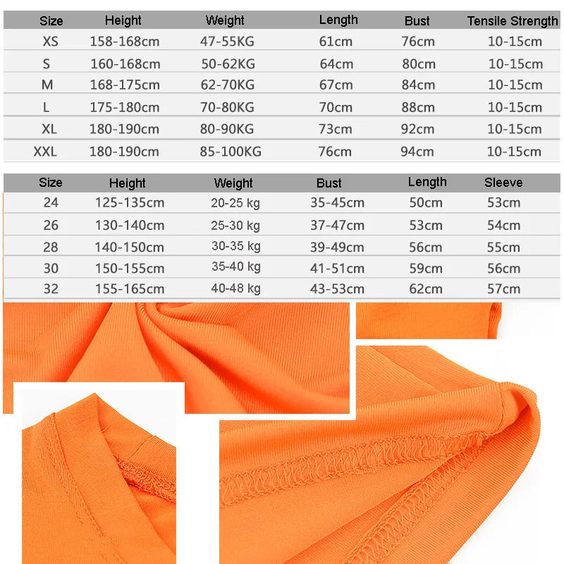 Men Women Kids Children Boy Girl Compression Running Long Base T Shirt Fitness Sport Basketball Football Gym Bottom Clothes J025
