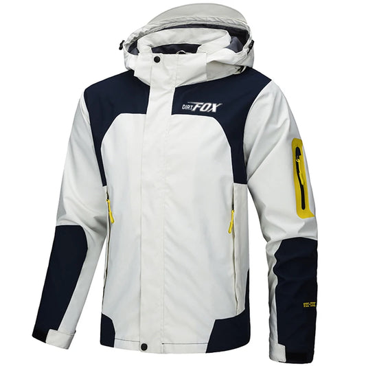DIRTFOX Cycling Windbreaker Chaqueta MTB Bicycle Windproof Coat Motorcycle Men's Winter Bike Jacket Road Mountain Bikes Clothing
