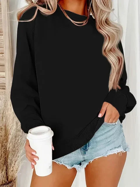 CLoose Sweatshirt Casual Long Sleeve Women Autumn and winter  Cartoon Bear Comfortable Pullover Crewneck Loose Female Clothes