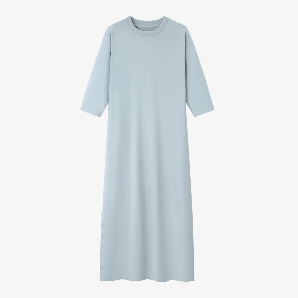 AS SS26 Fashion loose T-shirt dress + V neck T-shirt  + skirt  set casual style  woman clothes