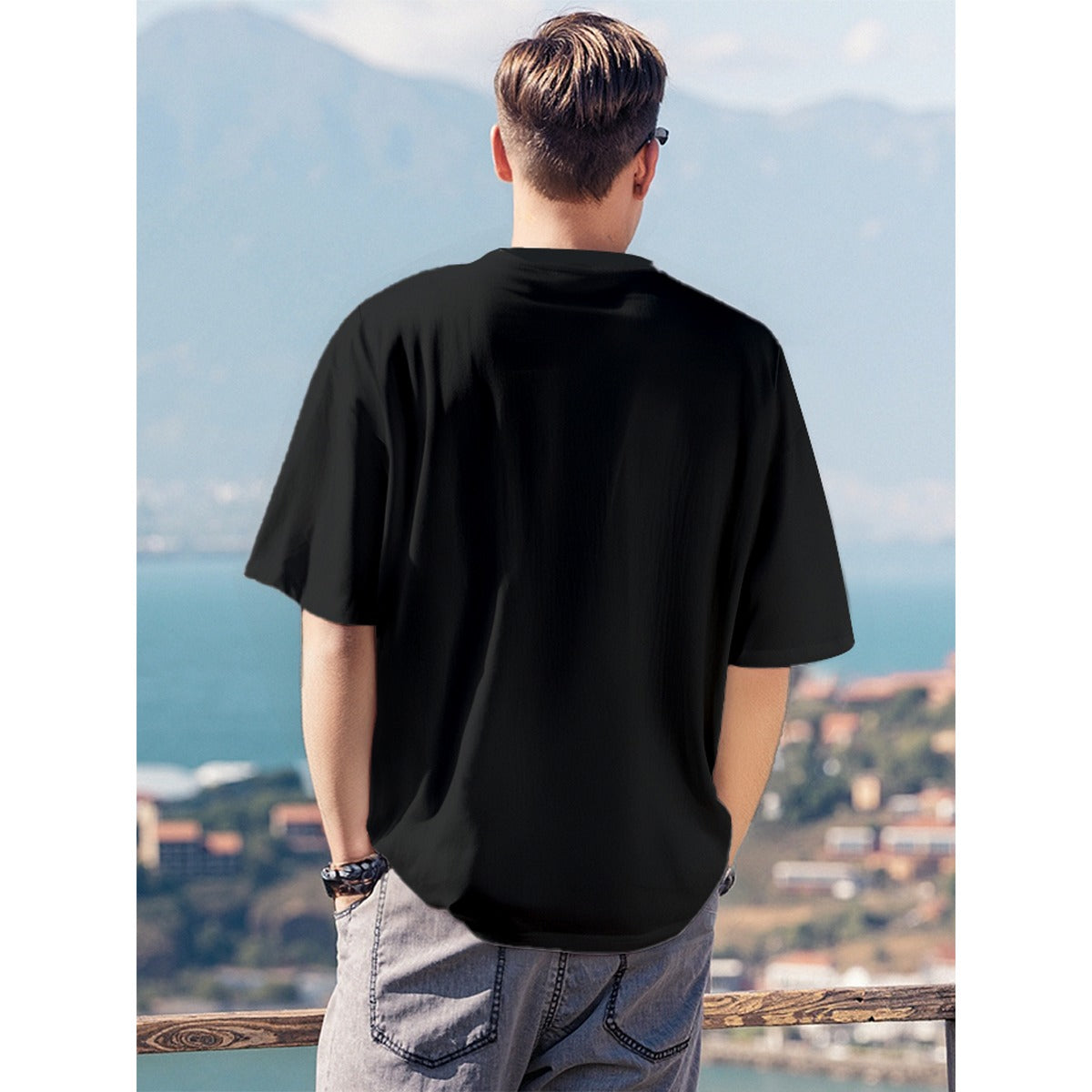 Men's T-Shirt  Printed in USA|180GSM Front DTF