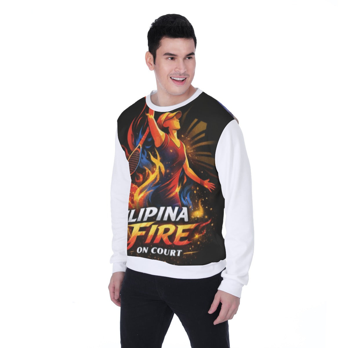 All-Over Print Men's Heavy Fleece Sweatshirt