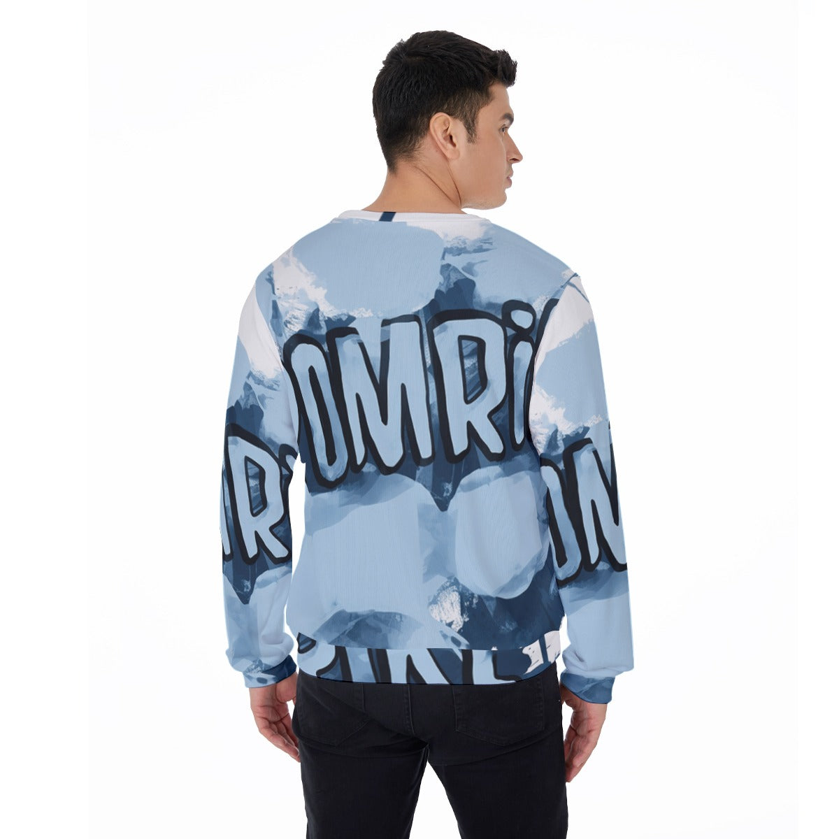 All-Over Print Men's Thicken Sweater