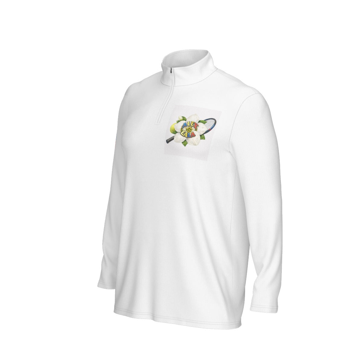 All-Over Print Men's Sports Collar Jersey With Long Sleeve| Interlock