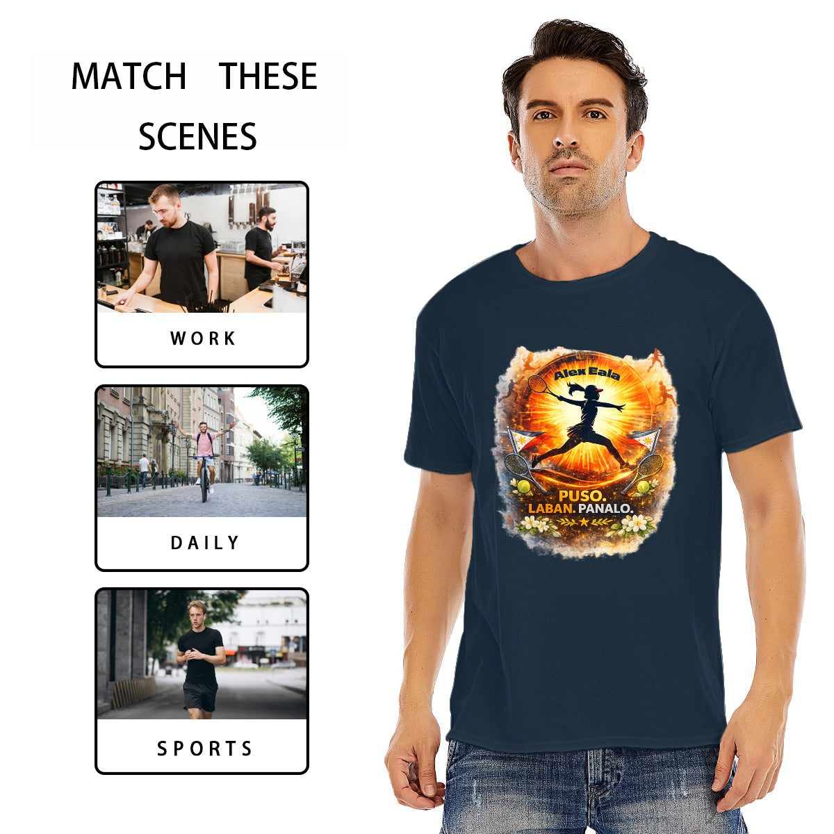 Unisex O-neck Short Sleeve T-shirt | 180GSM Cotton (DTF)