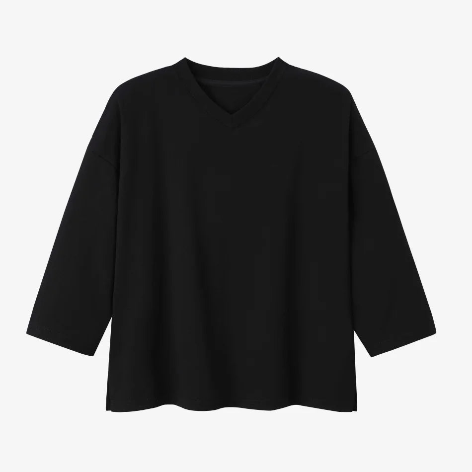 AS SS26 Fashion loose T-shirt dress + V neck T-shirt  + skirt  set casual style  woman clothes