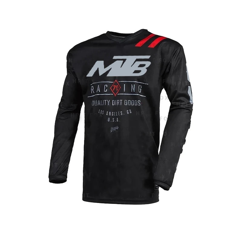 2025 New Motocross Mountain Enduro Bike Clothing Bicycle Moto Downhill T-shirt Women Men Cycling Jersey MTB Shirts BMX