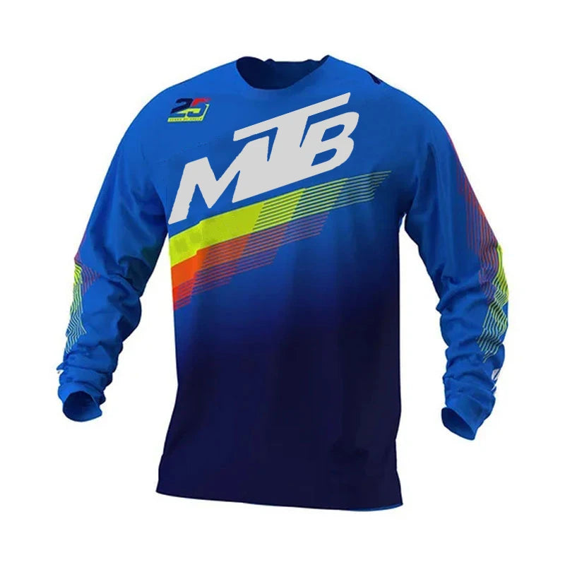 2025 New Motocross Mountain Enduro Bike Clothing Bicycle Moto Downhill T-shirt Women Men Cycling Jersey MTB Shirts BMX