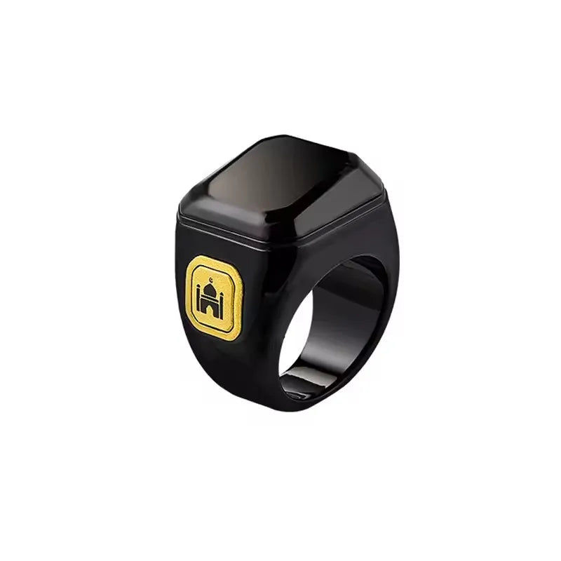 2026 Newest Qibla Zikr Muslim Smart Ring Tally Tasbeeh Counter 5 Prayer Time Reminder Waterproof Smart Rings Men Women Muslims