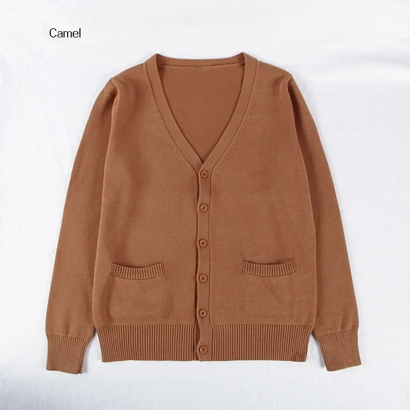 New sweater solid candy women Knit Top Fashion Female Cardigan thin spring  autumn Long sleeve adult jacket clothes Slim XS-2XL