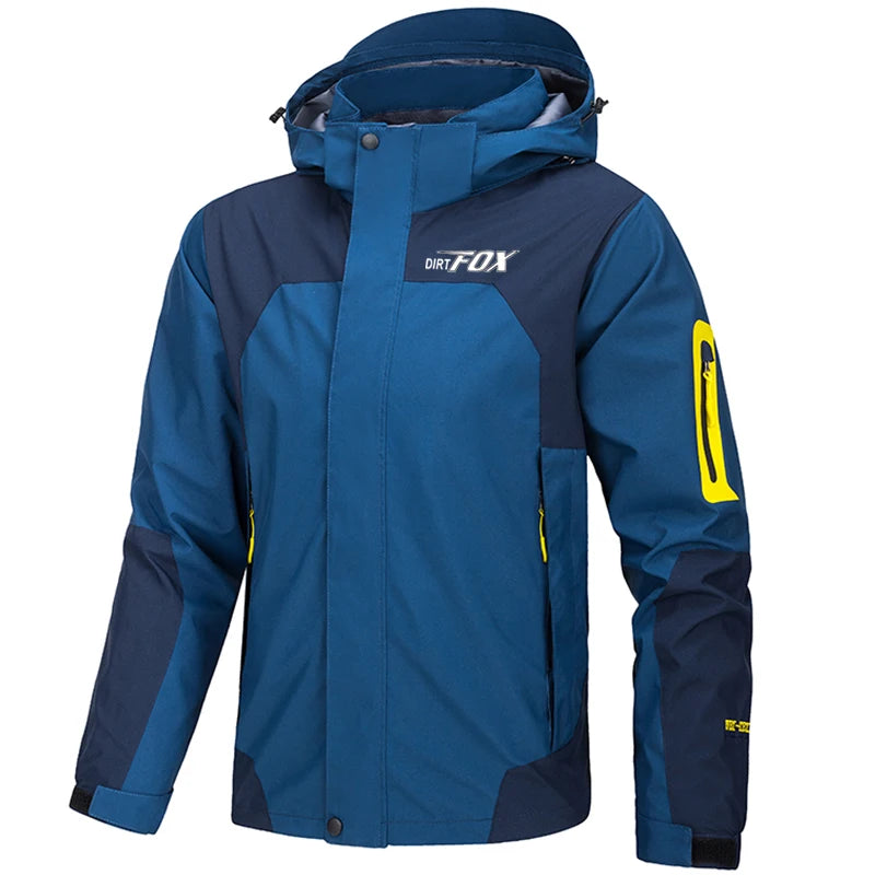 DIRTFOX Cycling Windbreaker Chaqueta MTB Bicycle Windproof Coat Motorcycle Men's Winter Bike Jacket Road Mountain Bikes Clothing