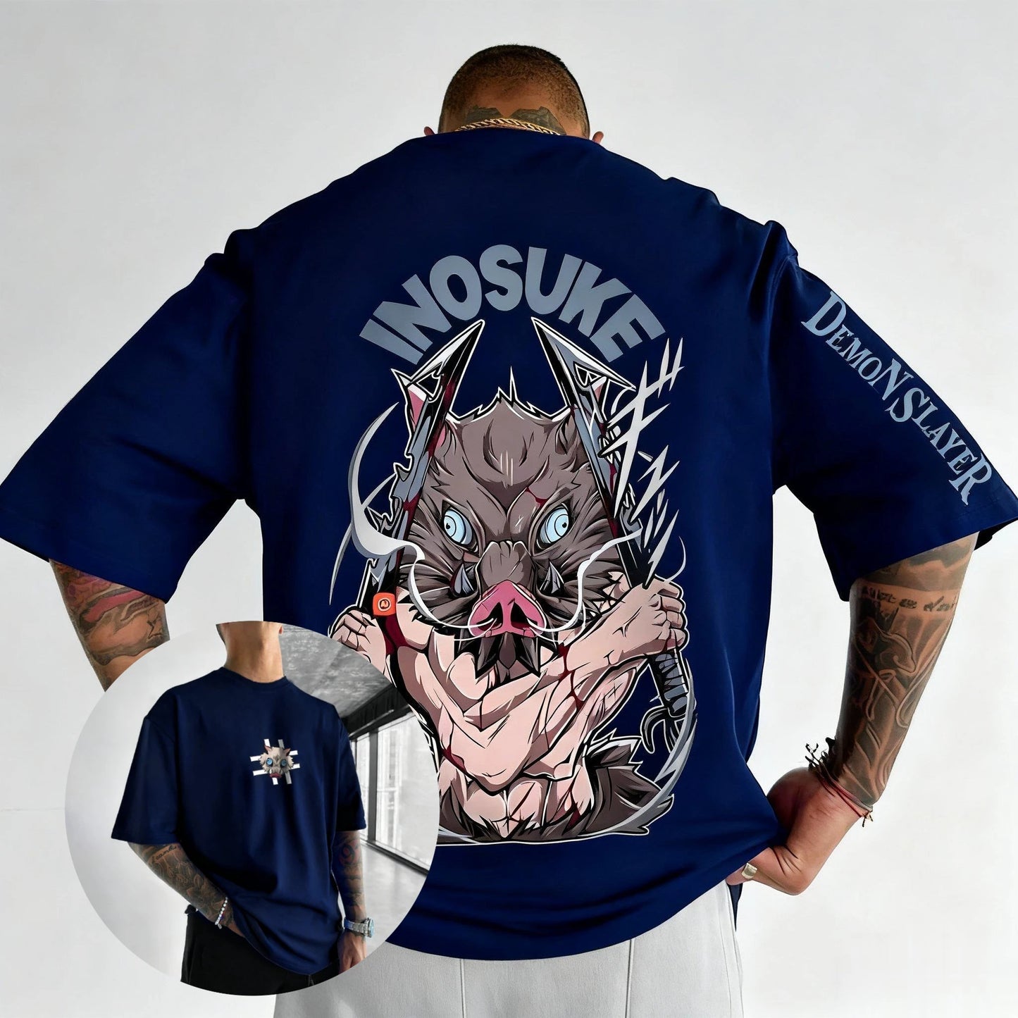 Demon Slayer Anime Mens T Shirt Cotton Women Short Sleeve Tee Summer Graphic Print Streetwear Casual Top New Summer Fashion Y2k