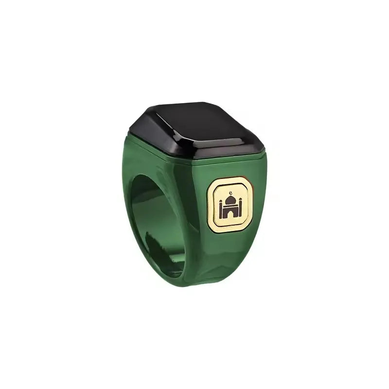 2026 Newest Qibla Zikr Muslim Smart Ring Tally Tasbeeh Counter 5 Prayer Time Reminder Waterproof Smart Rings Men Women Muslims