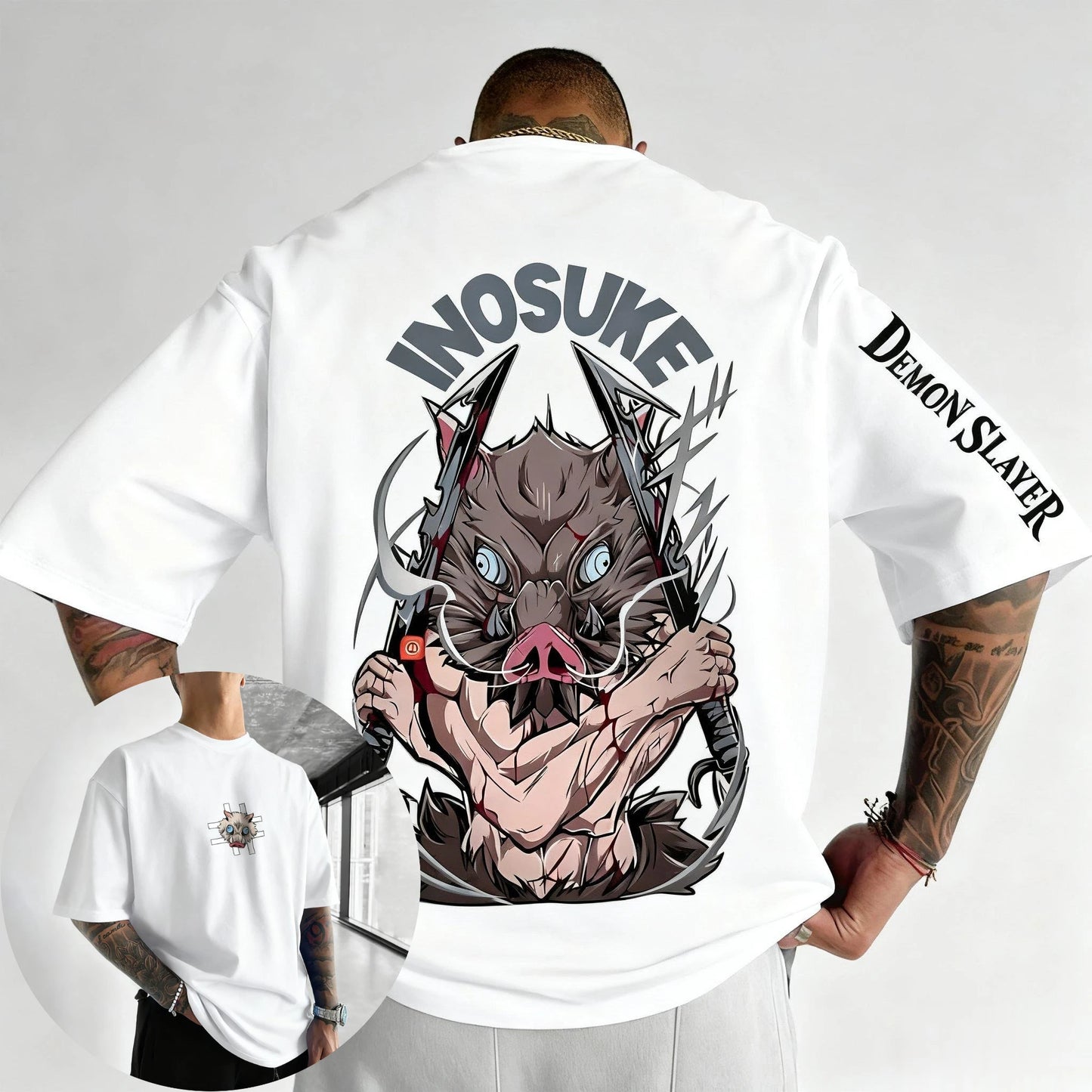 Demon Slayer Anime Mens T Shirt Cotton Women Short Sleeve Tee Summer Graphic Print Streetwear Casual Top New Summer Fashion Y2k