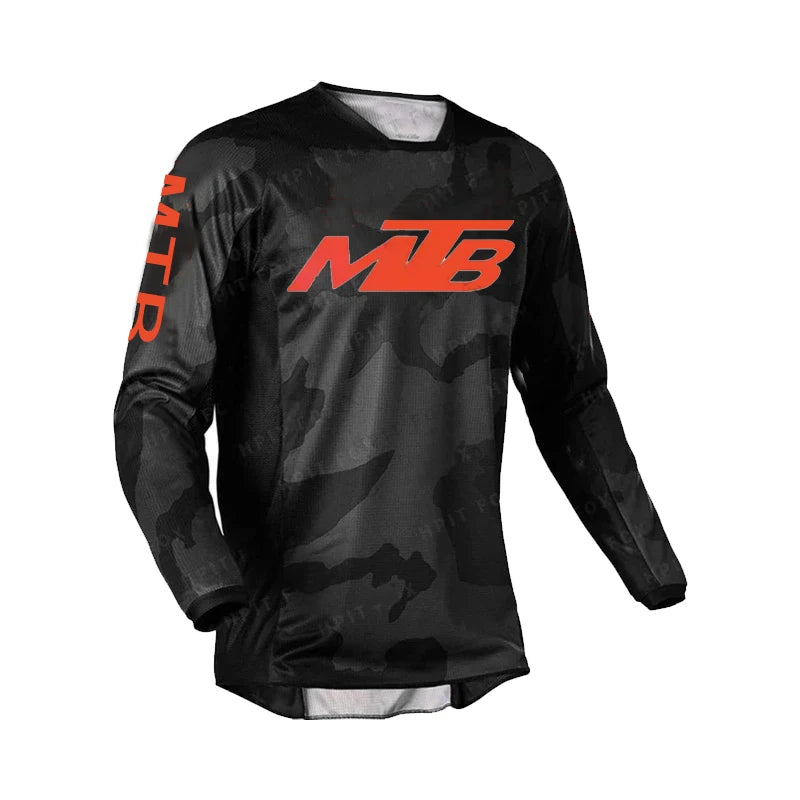 2025 New Motocross Mountain Enduro Bike Clothing Bicycle Moto Downhill T-shirt Women Men Cycling Jersey MTB Shirts BMX