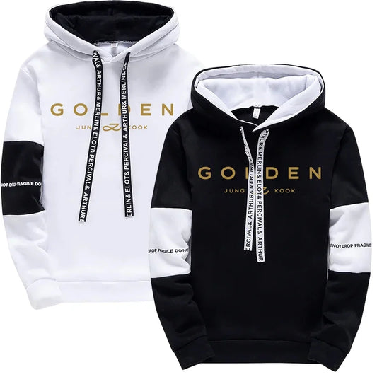 Jung Kook Fans Hoodie All Season Woman Daily Casual Sports Hooded Sweatshirts 2025 K-pop Hoody Streetwear Women's Clothes