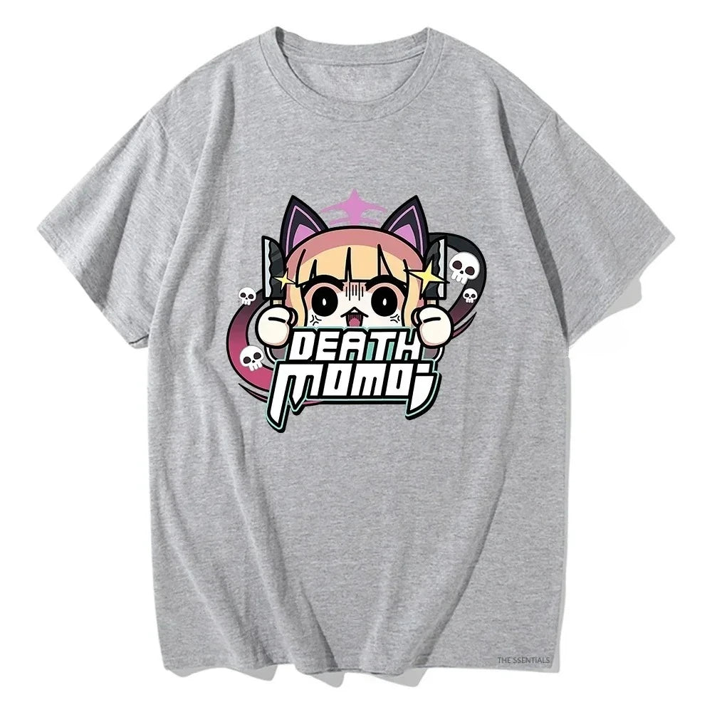 Blue Anime Archive T Shirts Sugar Rush Funny Women Clothing Unisex Streetwear Manga Cosplay Clothes Graphic T-Shirts