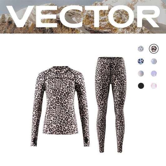 VECTOR Women Ultra Soft Winter Quick Dry Base Layering Set Microfiber Fleece Thermal Underwear Long Johns Set Clothes Plus Pants