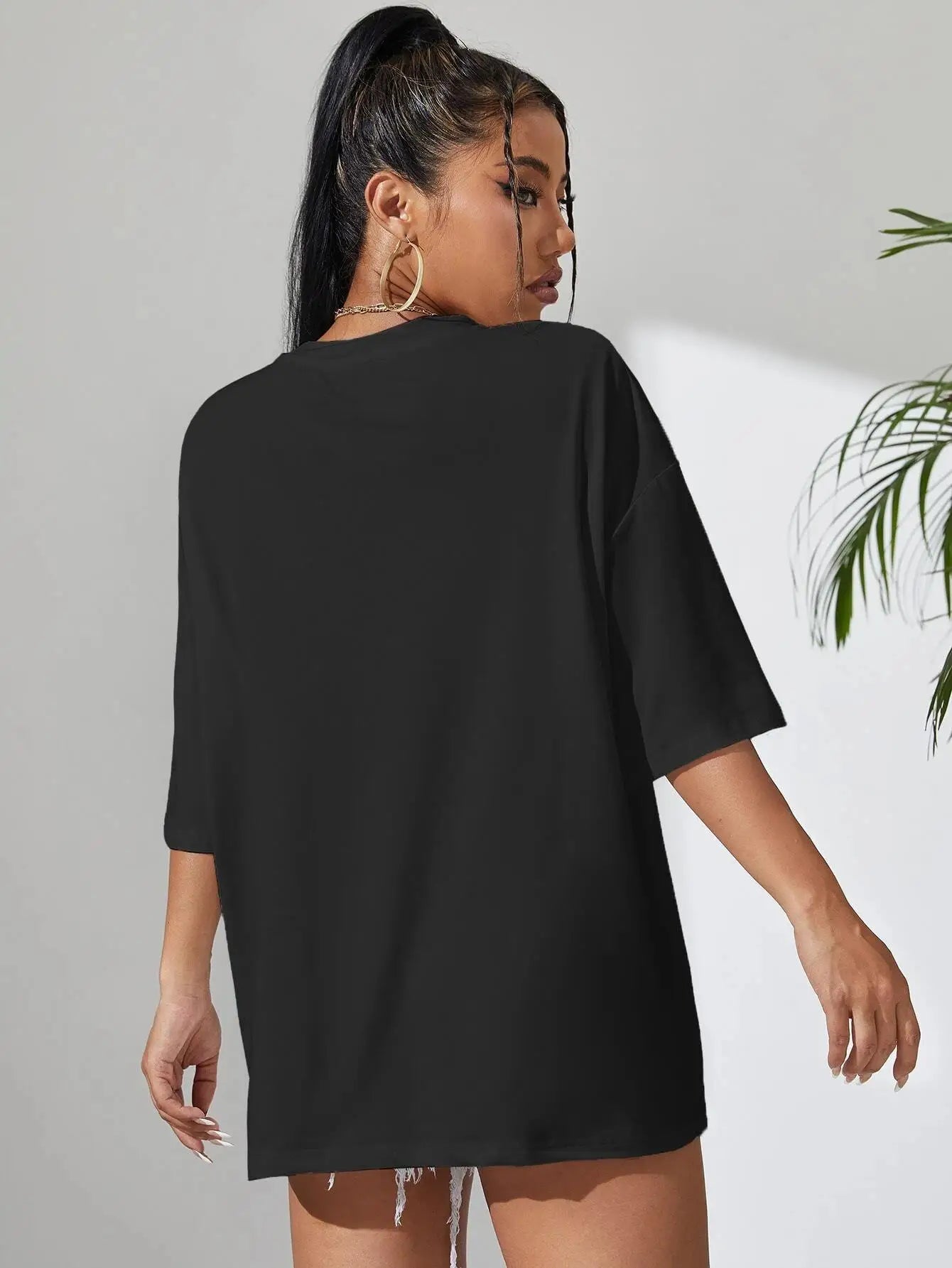 Solid Color Short Sleeve Women Fitness Cotton Soft Tshirts Breathable Comfortable Clothes Basic All Match Loose Tee Shirt Female