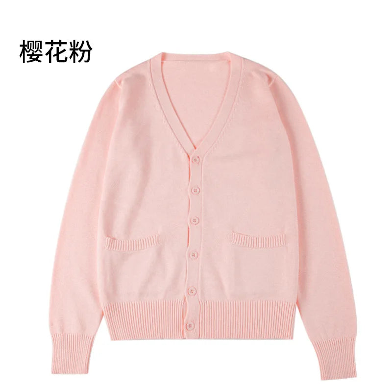 New sweater solid candy women Knit Top Fashion Female Cardigan thin spring  autumn Long sleeve adult jacket clothes Slim XS-2XL