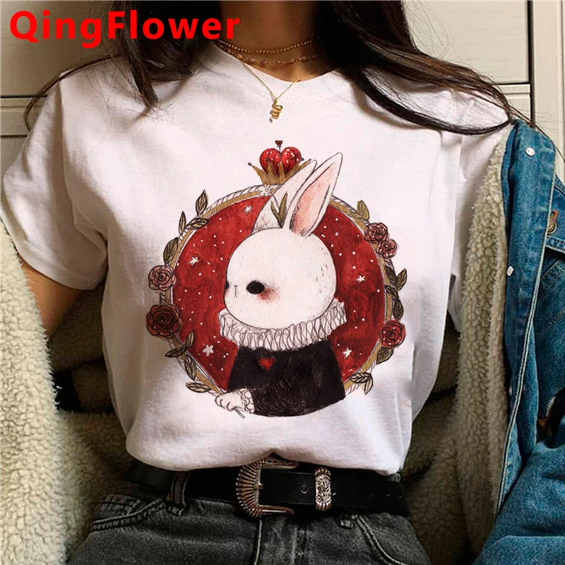 Kawaii Mushroom clothes women kawaii harajuku vintage t shirt graphic tees women streetwear