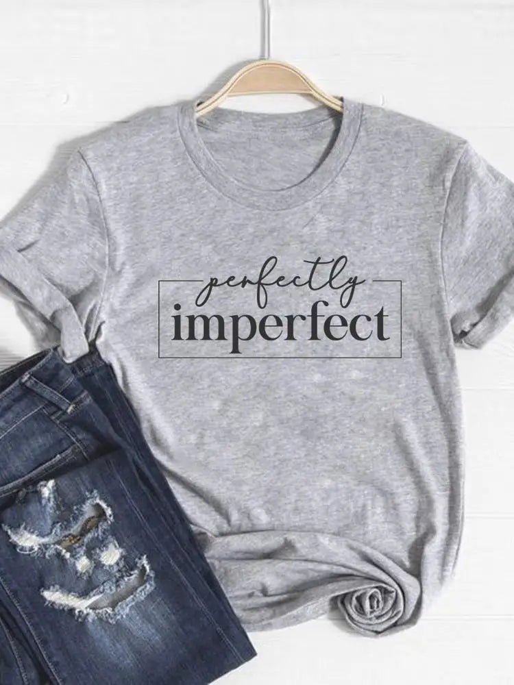 Tee Basic Clothing Women Clothes Print T Shirt Leopard Love Heart Trend Cute Summer Top Fashion Short Sleeve Graphic T-shirt