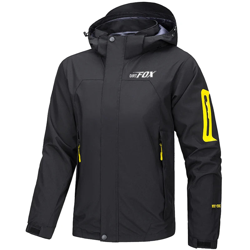 DIRTFOX Cycling Windbreaker Chaqueta MTB Bicycle Windproof Coat Motorcycle Men's Winter Bike Jacket Road Mountain Bikes Clothing