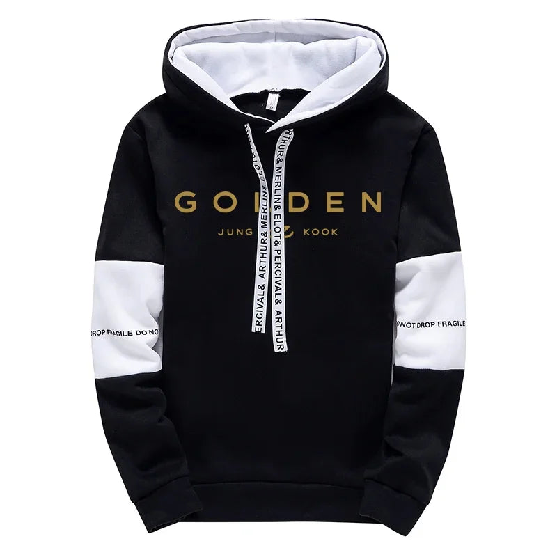 Jung Kook Fans Hoodie Sweatpants All Season Woman Daily Casual Sports Hooded Sweatshirts Jogger Pants 2025 K-pop Women's Clothes