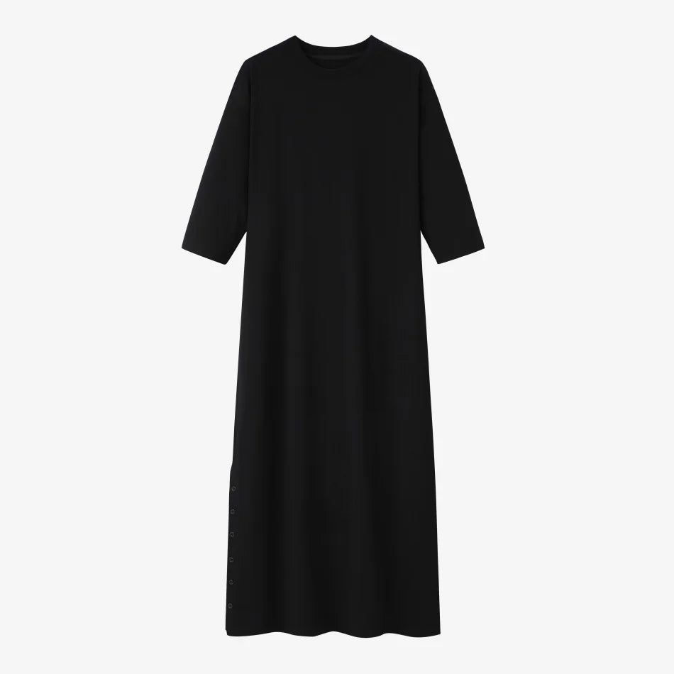 AS SS26 Fashion loose T-shirt dress + V neck T-shirt  + skirt  set casual style  woman clothes