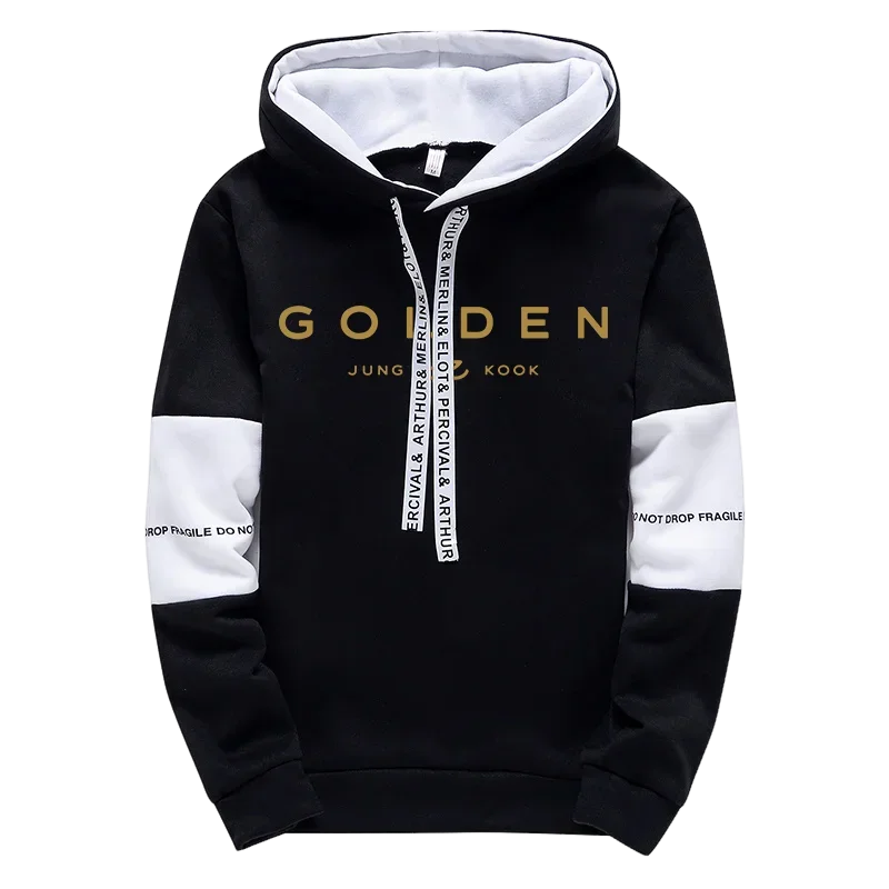 Jung Kook Fans Hoodie All Season Woman Daily Casual Sports Hooded Sweatshirts 2025 K-pop Hoody Streetwear Women's Clothes