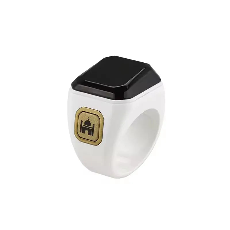 2026 Newest Qibla Zikr Muslim Smart Ring Tally Tasbeeh Counter 5 Prayer Time Reminder Waterproof Smart Rings Men Women Muslims