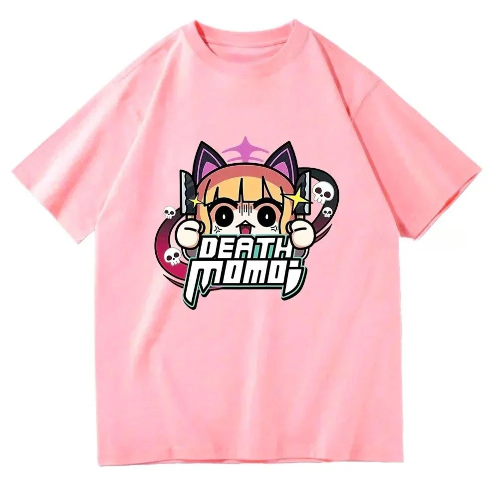 Blue Anime Archive T Shirts Sugar Rush Funny Women Clothing Unisex Streetwear Manga Cosplay Clothes Graphic T-Shirts