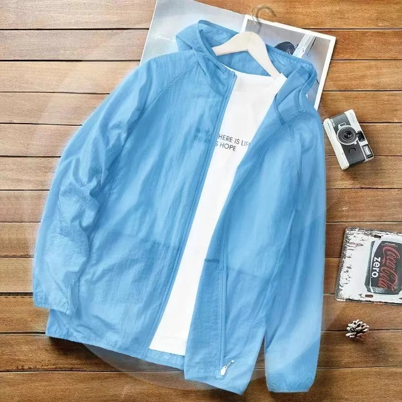 Camping Waterproof Jacket Men Women Windbreaker Men Raincoat Rain Jacket Men Waterproof Hiking Climbing Clothes Sun Protection