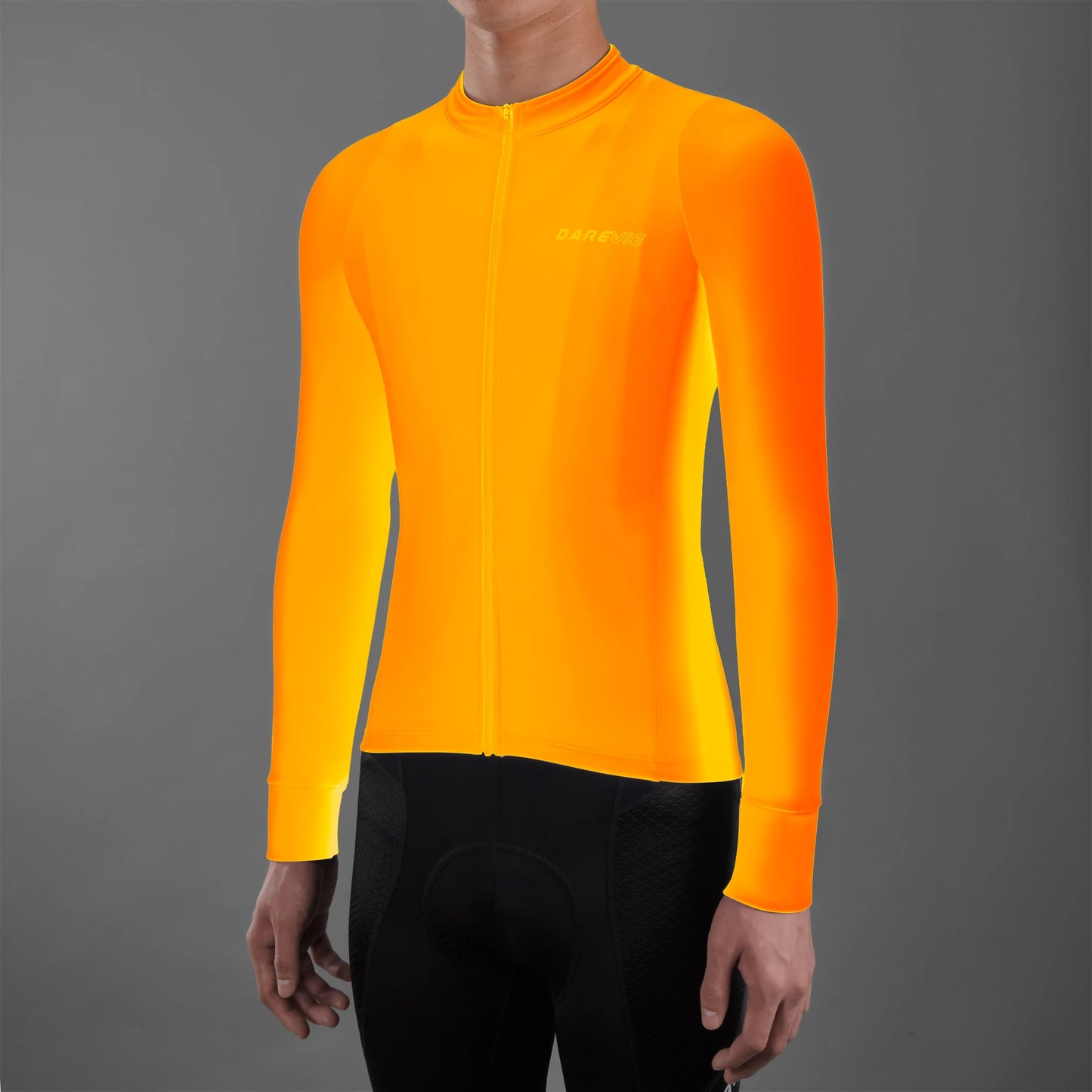 DAREVIE Man Cycling Maillot Winter Keep Warm Pro Level Cycling Jersey Anti UV Soft Thermal Anti Slip Men's Cycling Clothing