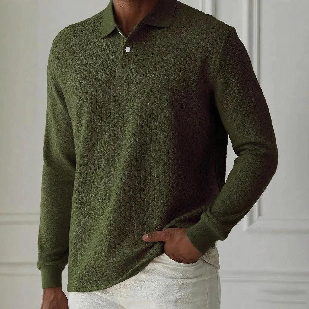 Men Long Sleeve Polo Shirt High Quality Male Clothing Office Polos T-shirt Business Poloshirt Casual Fashion Polo T Shirt Men