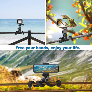Flexible Phone Tripod With Bluetooth Remote Shutter
