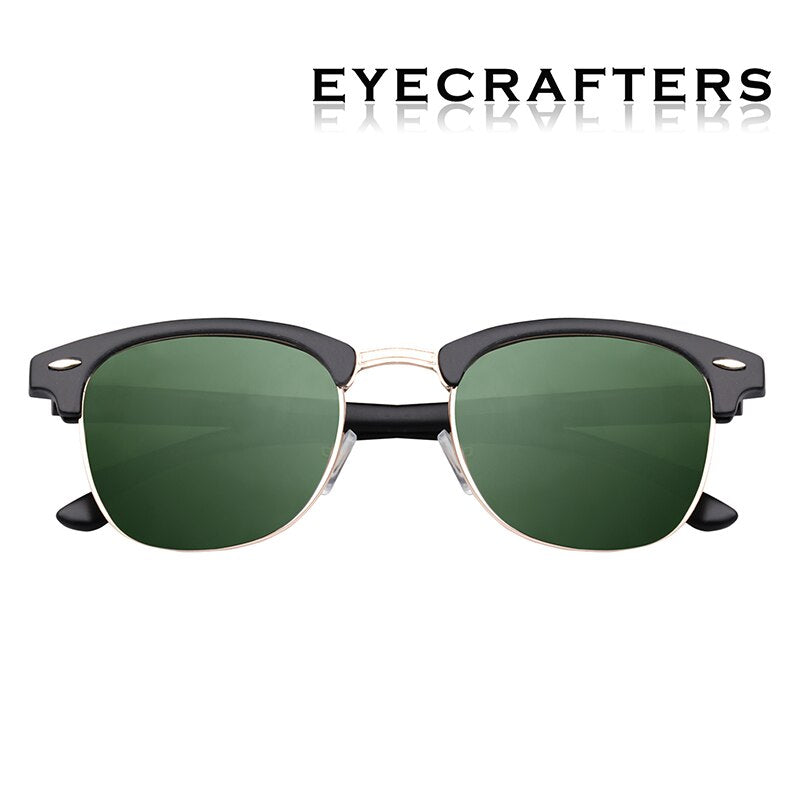 Polarized Semi-Rimless Unisex Sunglasses