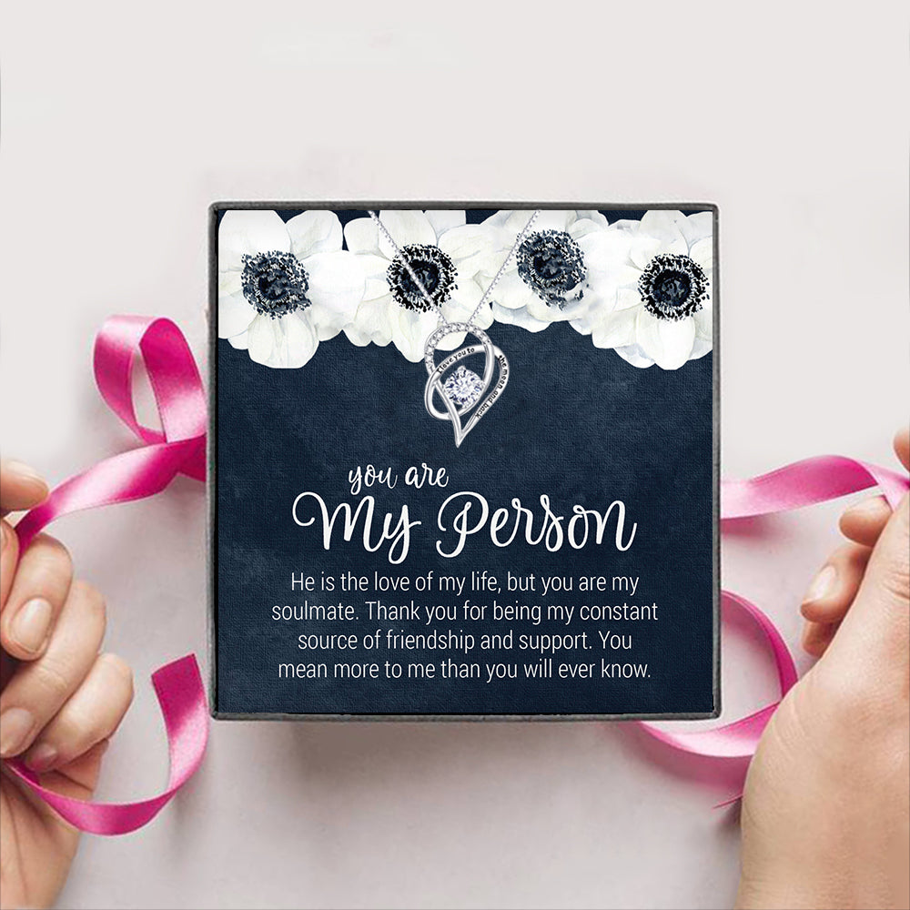 You are My Person Gift Box + Necklace (5 Options to choose from)