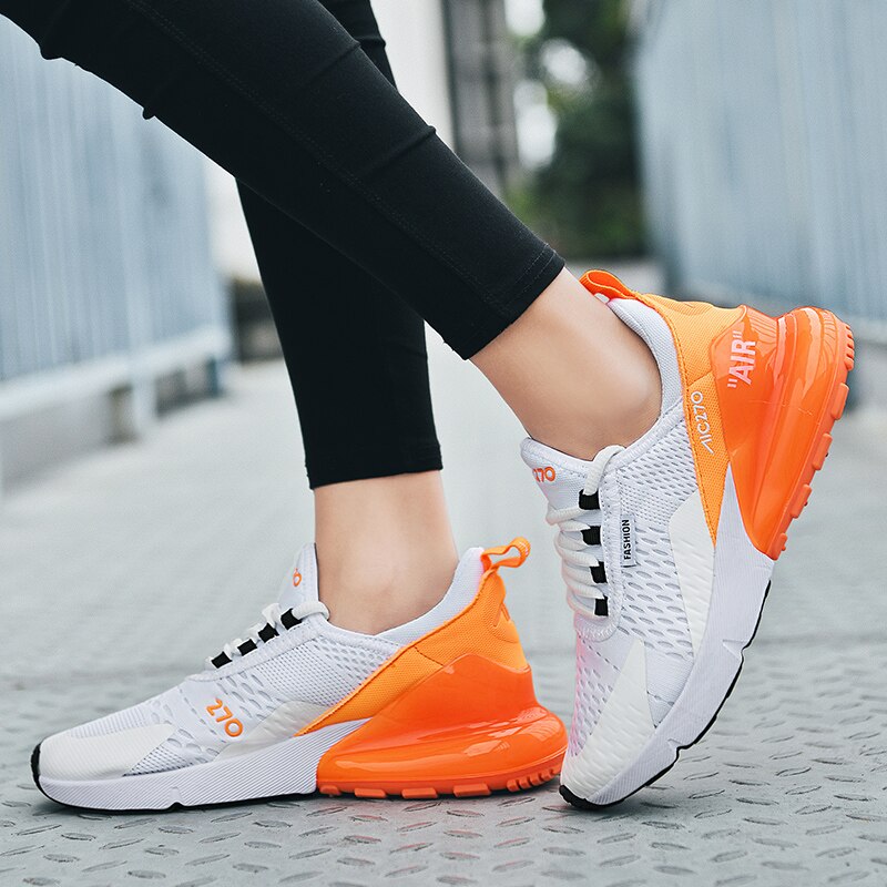 2020 New Fashion Tennis Shoes for Women Air Mesh Soft Pink Black Sneakers Gym Sport Shoes Basket Femme Trainer Tenis Feminino